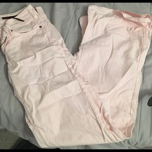 Ag Adriano Goldschmied: baby pink wide leg pants